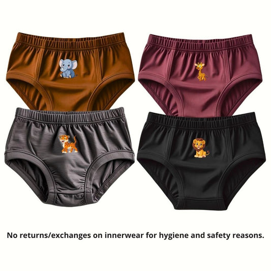 4-Pack Cotton Kids briefs Combo