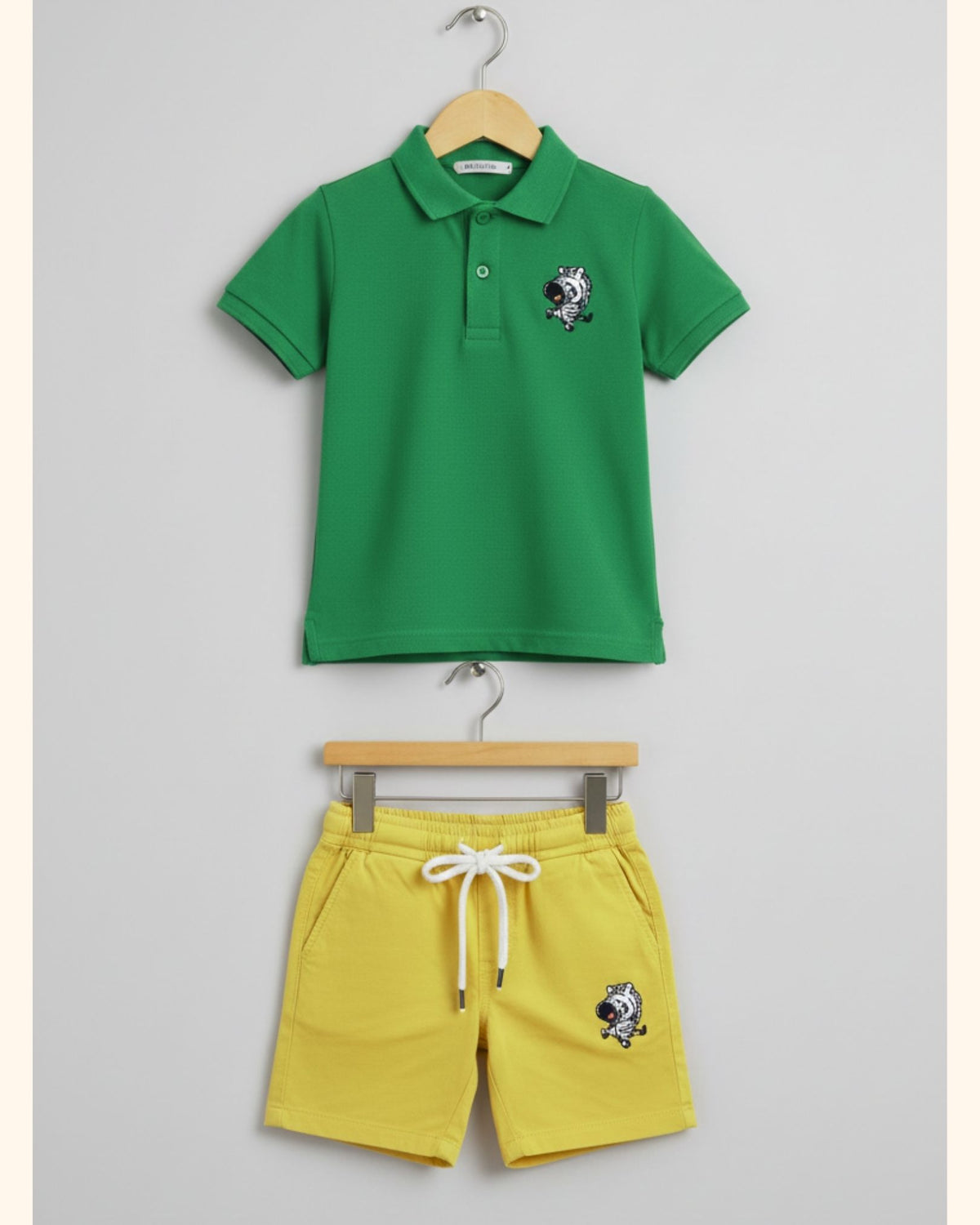 Unisex Kids Active Polo & Shorts Outfit
