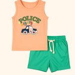 Stylish Kids Sleeveless Tee With Short Set