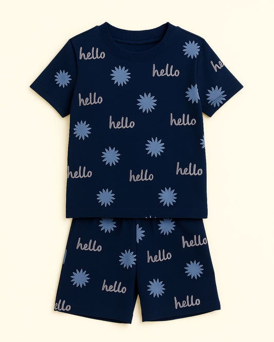 Little Champ Graphic Tee & Shorts