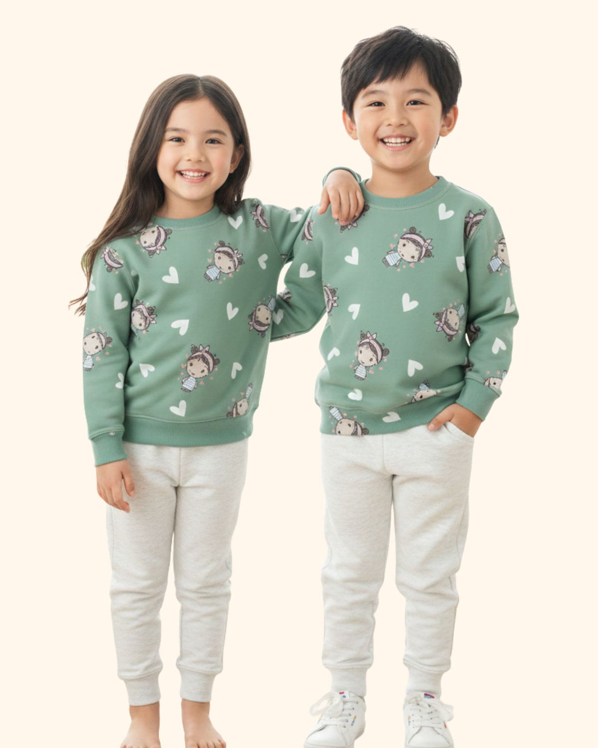 Champ Sweatshirt Track Pant Set