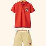Unisex Kids Active Polo & Shorts Outfit