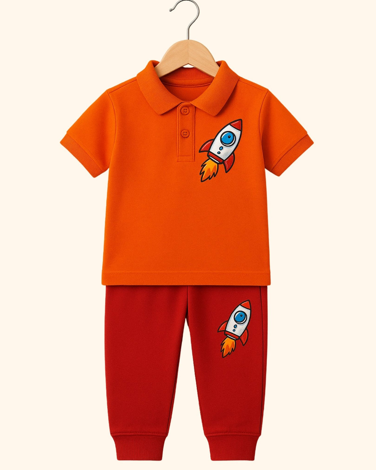 Unisex Kids Polo Track Co-Ord Set