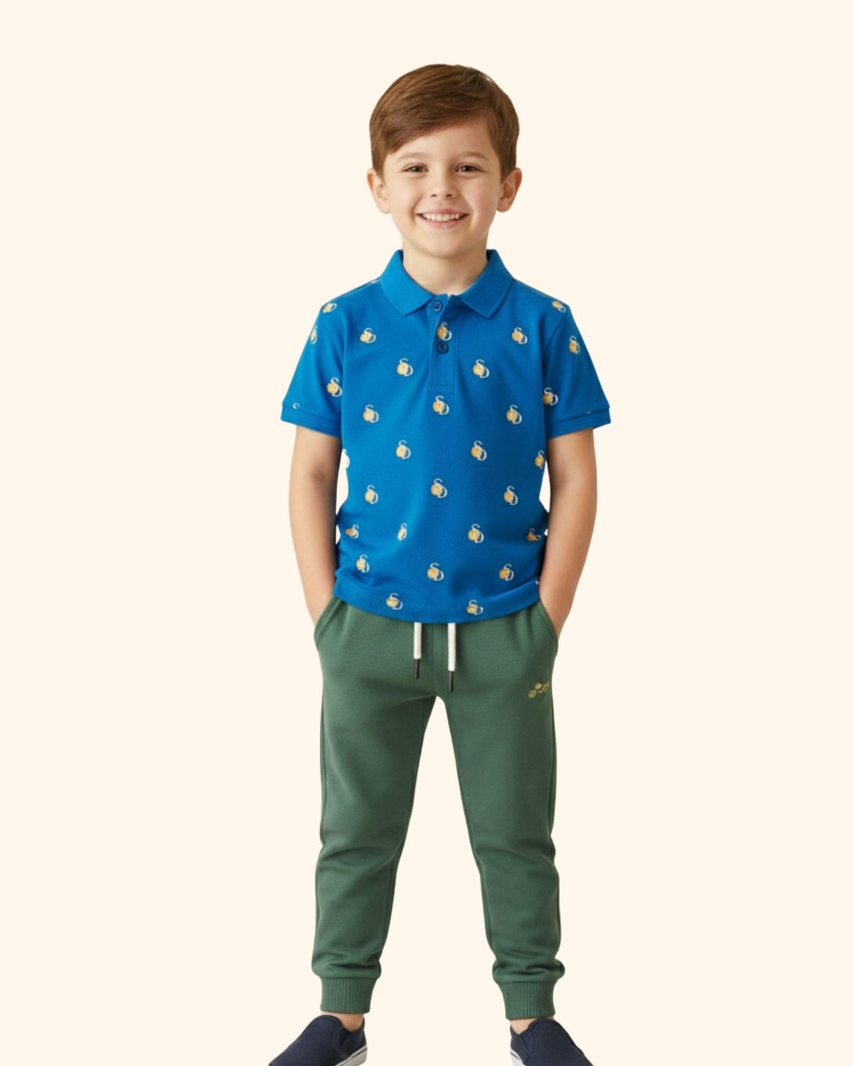 Unisex Kids Polo Track Co-Ord Set
