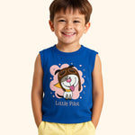 Stylish Kids Sleeveless Tee With Short Set