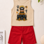 Sleeveless T-Shirt and shorts set