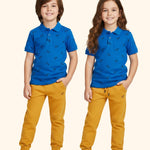 Unisex Kids Summer Polo & Track Set