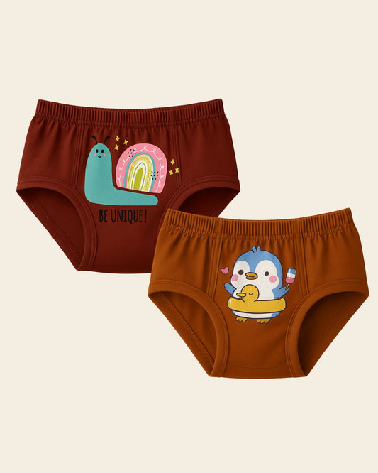 Kids Briefs Soft Cotton Underwear Combo
