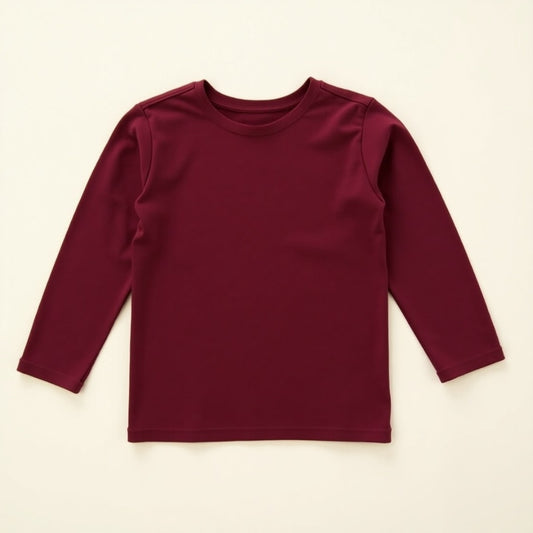 Track Style: T-Shirts-Pants (Maroon & Beige)