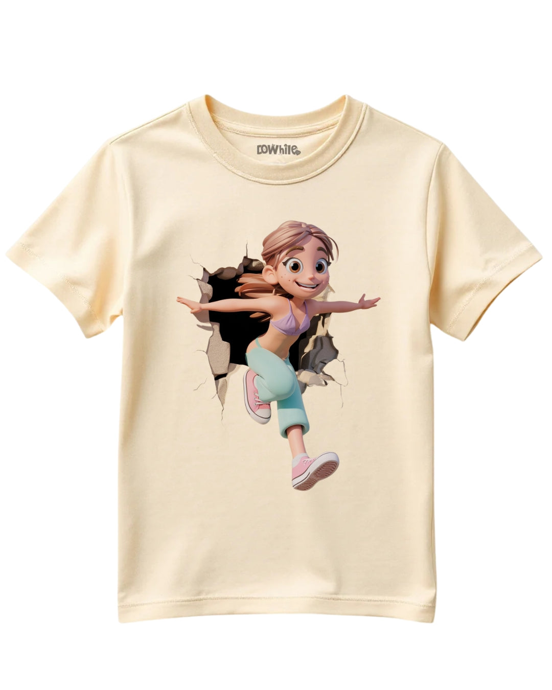 Girls Printed T-Shirt with Shorts Cotton Set