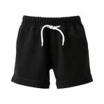 Girls Pack Of 2 Plain Pure Cotton Shorts