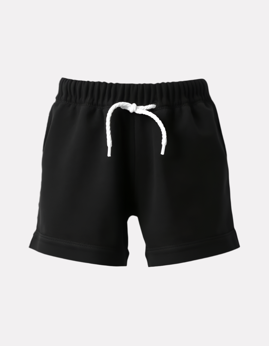 Boy Pack Of 2 Plain Pure Cotton Shorts