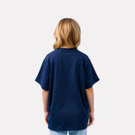 Girls Plain Extended Sleeves Oversized T-Shirt