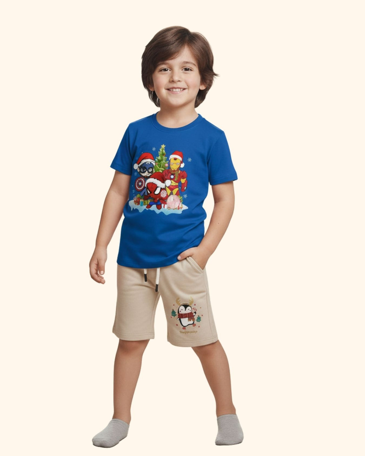Little Hero T-Shirt Shorts Set