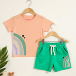 Casual Vibes T-Shirt Shorts Combo