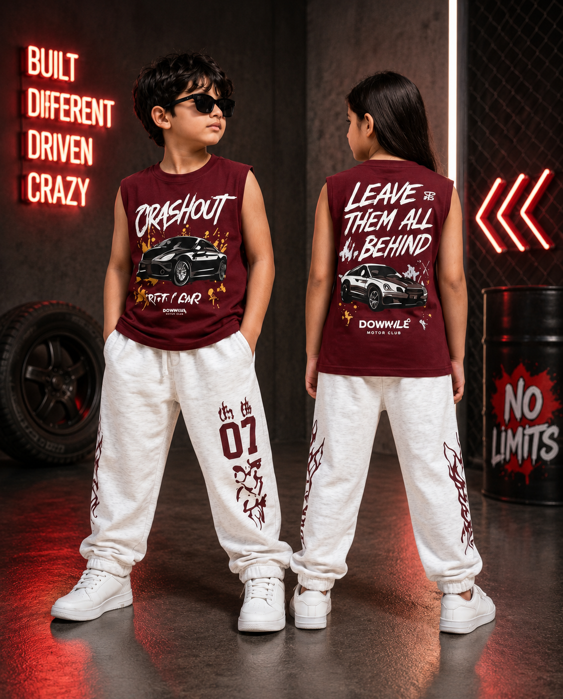 Stylish and comfortable Kids Unisex Sleeveless set