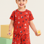 All over Print Co-Ord T-Shirt & Shorts set