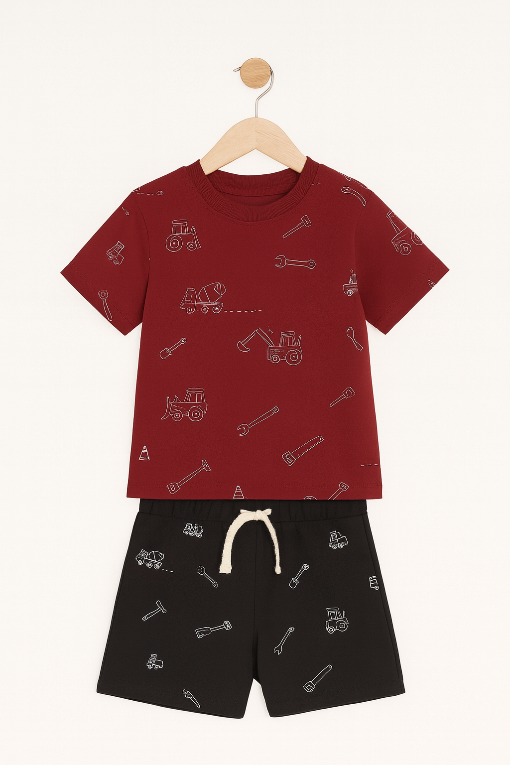 Kids Casual Wear T-Shirt & Shorts Set