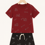Kids Casual Wear T-Shirt & Shorts Set