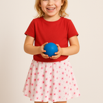 Baby Girls Mini Skirt with matching Red T-Shirt