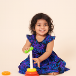 Navy Blue color Toddlers frock