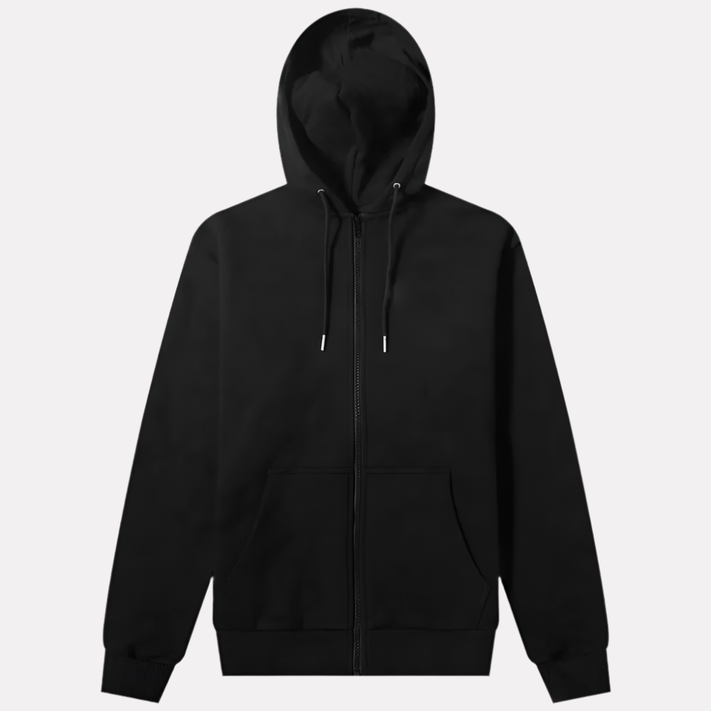 Men's Full sleeve Hoodie Zipper Black Color