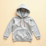 Winter Cord Set Hoodie Pant- Grey Melange