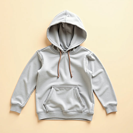 Winter Cord Set Hoodie Pant- Grey Melange