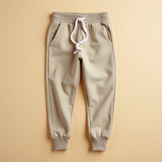 Winter Sweatshirt Set for Kids (Lavender & Beige)