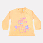 Infant Girls Pure Cotton Printed T-shirt with Joggers