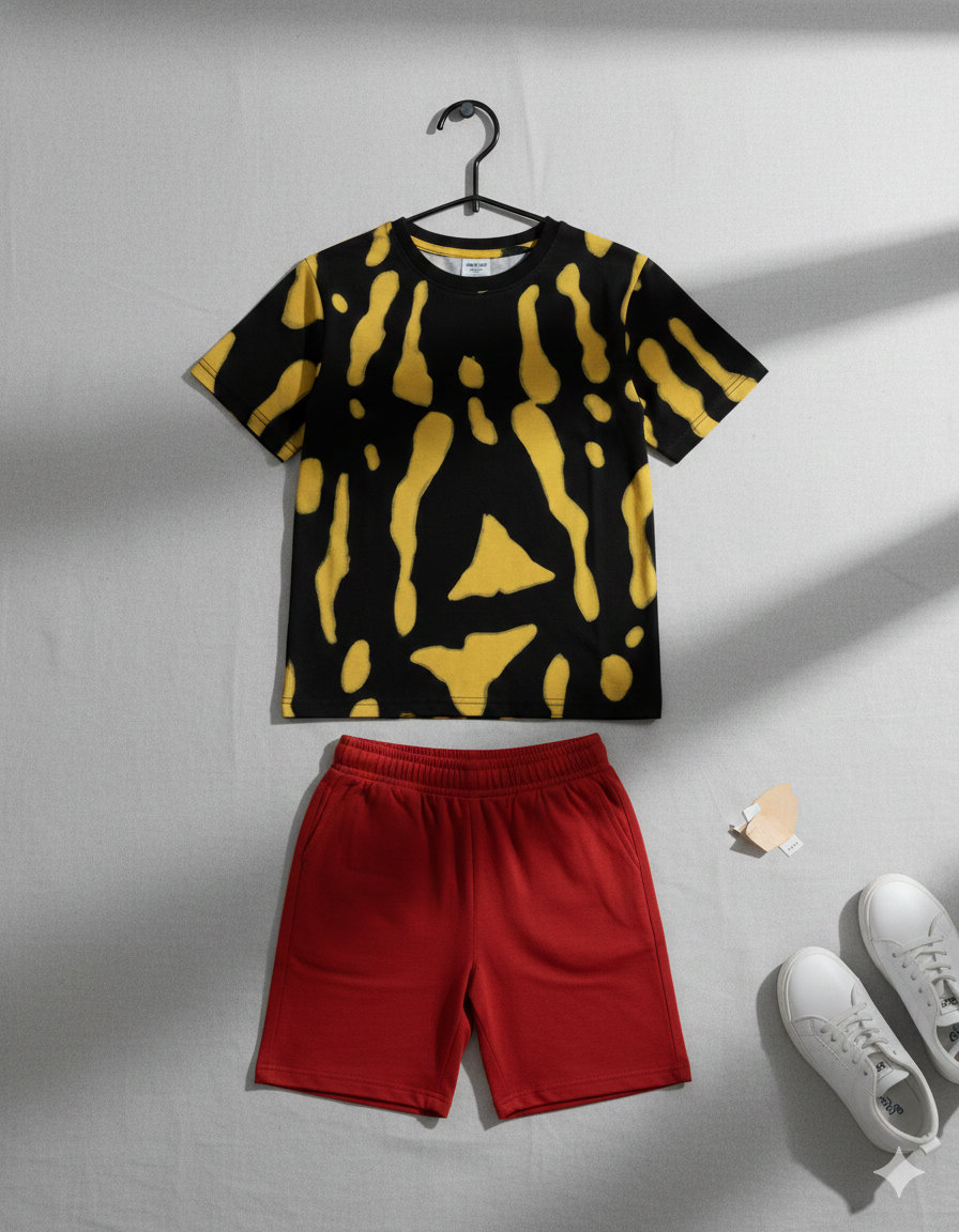 Junior Style Graphics Prints Co-ord Set