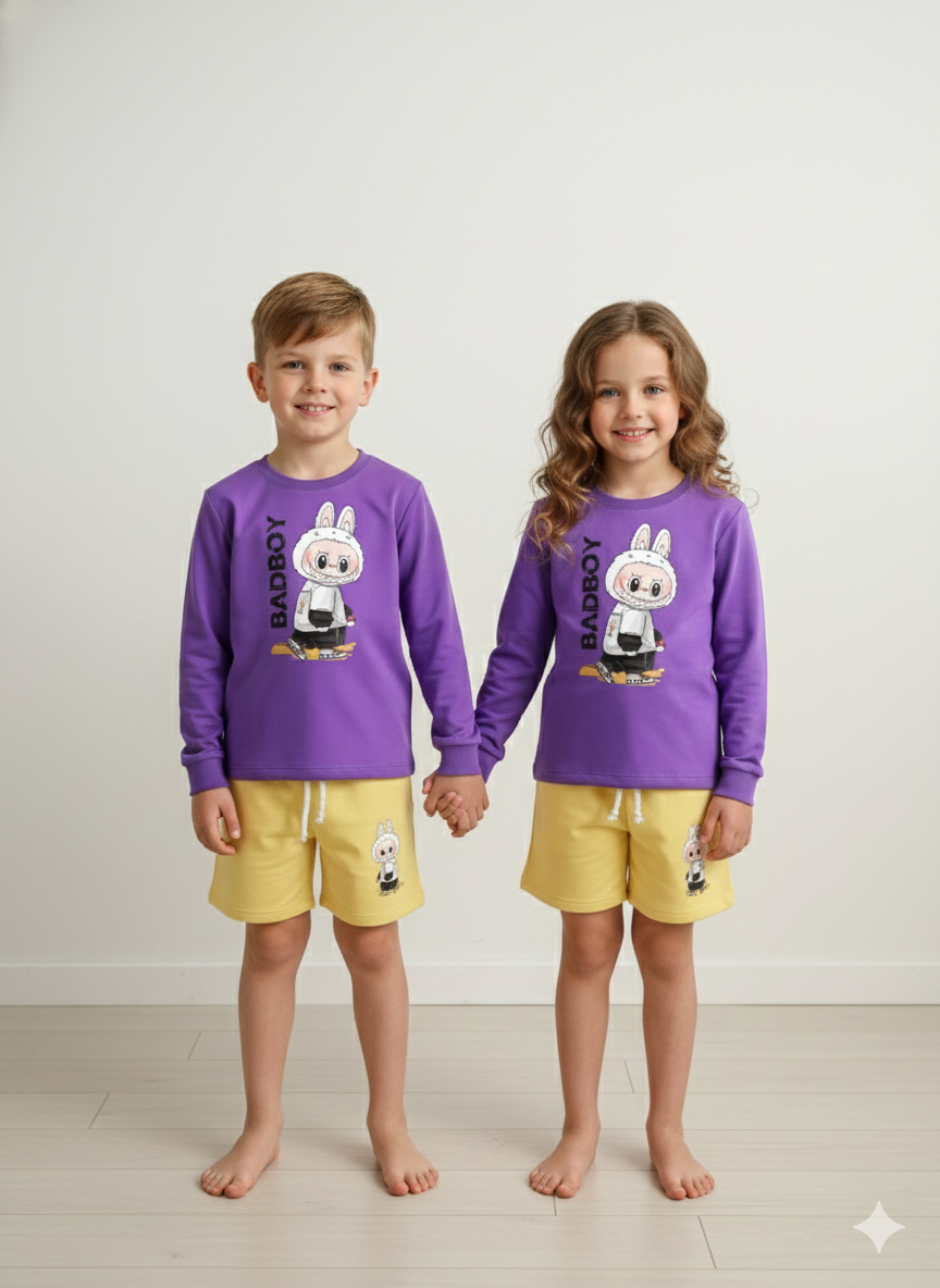 Unisex PlayForce Full Sleeve Tee Shorts