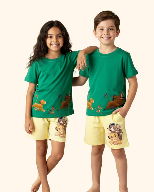 Stylish T-Shirt & Shorts Duo