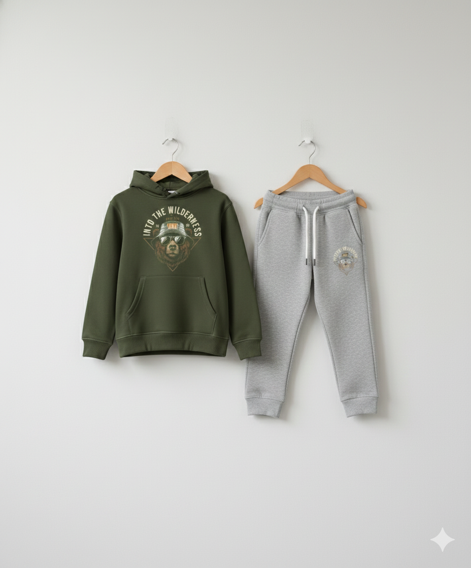 Stylish Printed Hoodie & Jogger Set
