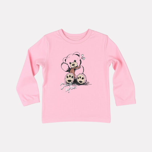 Girls Comfy Cotton Full Sleeve Printed T-Shirt