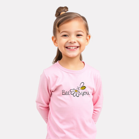 Girls Comfy Cotton Full Sleeve Printed T-Shirt