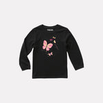 Girls Comfy Cotton Full Sleeve Printed T-Shirt