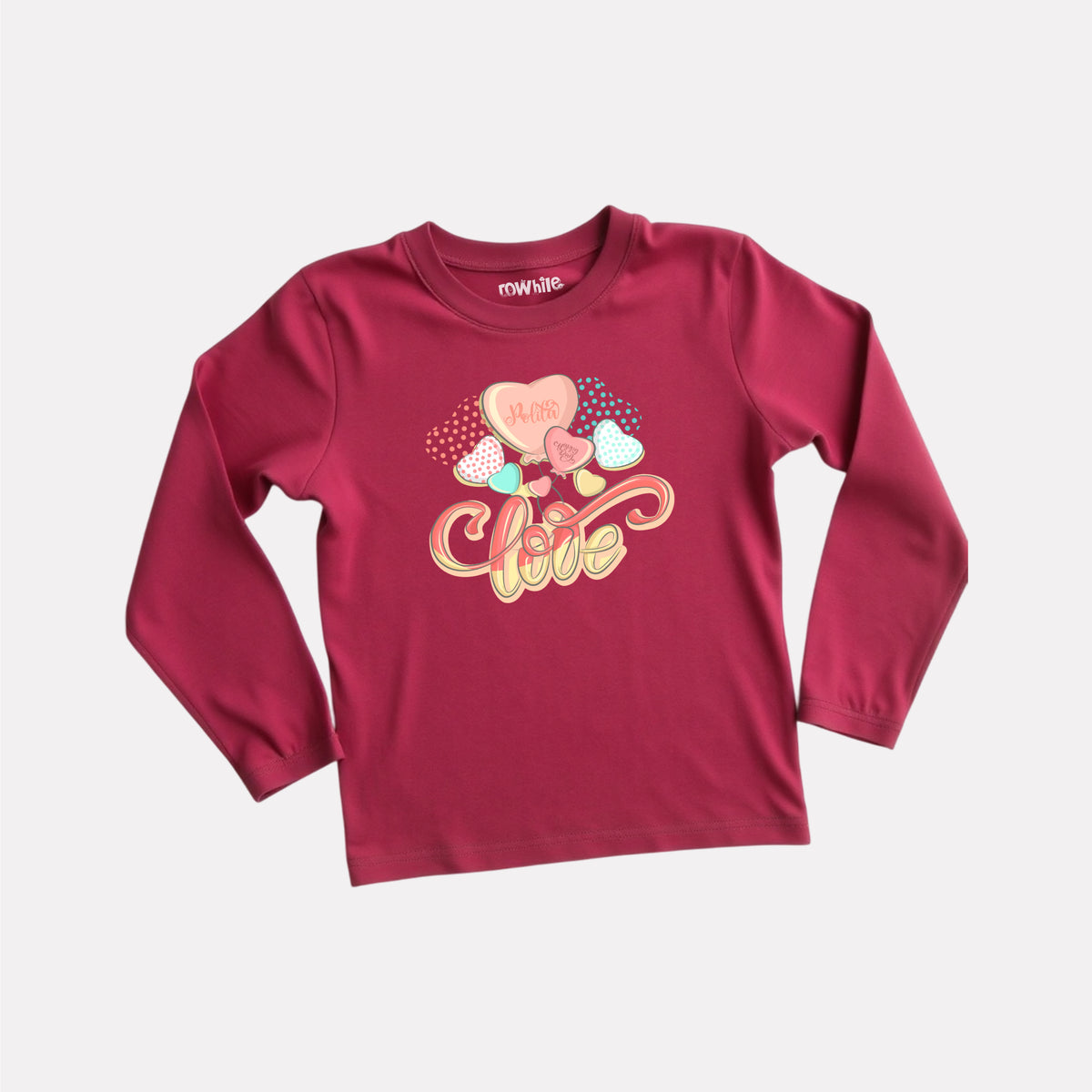 Girls Comfy Cotton Full Sleeve Printed T-Shirt