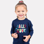 Girls Comfy Cotton Full Sleeve Printed T-Shirt