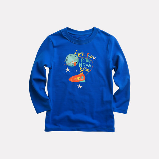 Girls Comfy Cotton Full Sleeve Printed T-Shirt