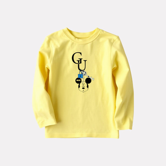 Girls Comfy Cotton Full Sleeve Printed T-Shirt