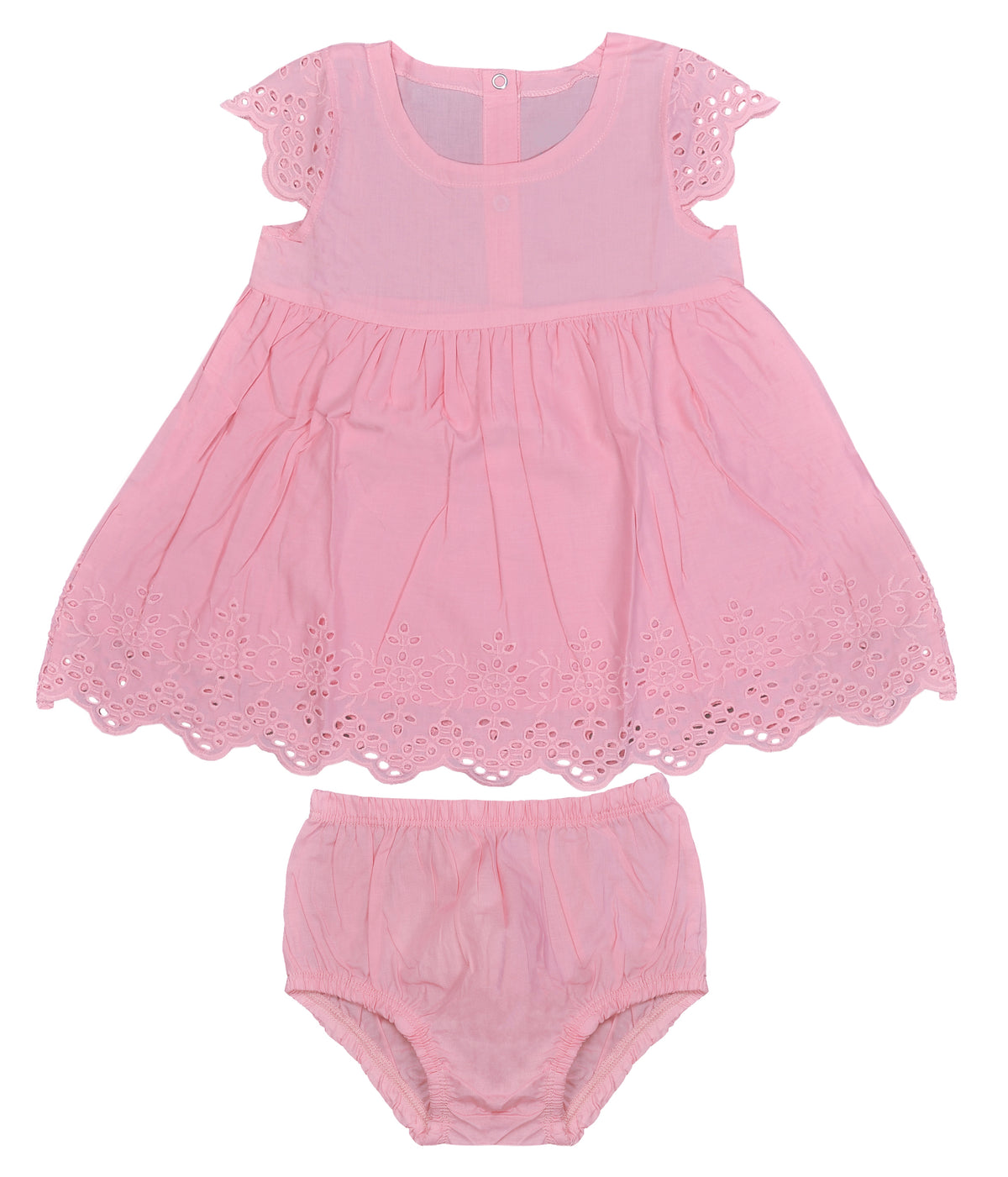 Pink blush color Frock