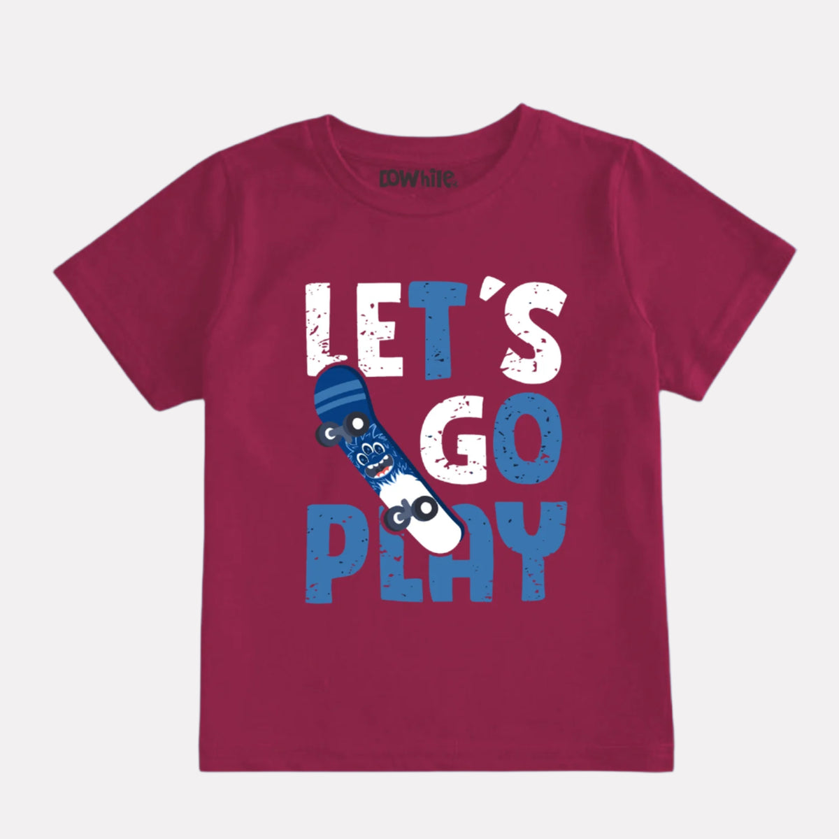 Maroon and Navy Blue Printed T-Shirts Combo