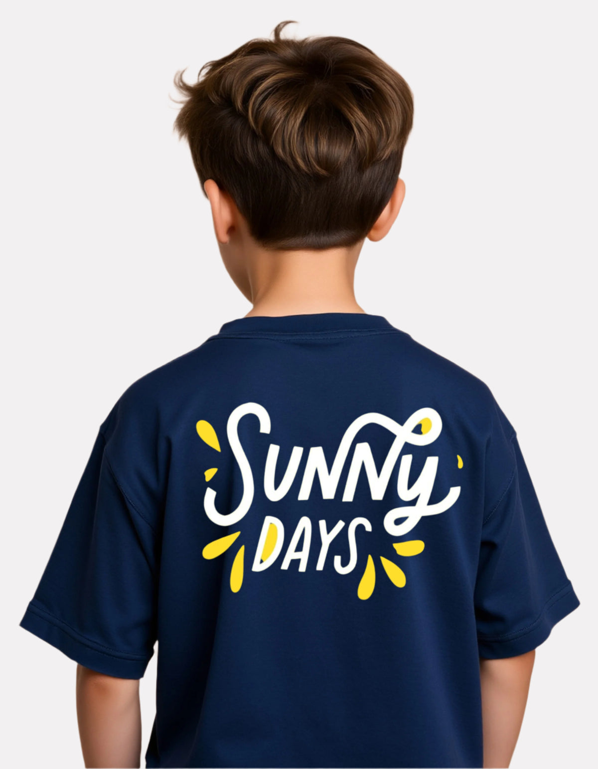 Boys Printed Oversized Cotton T-Shirt
