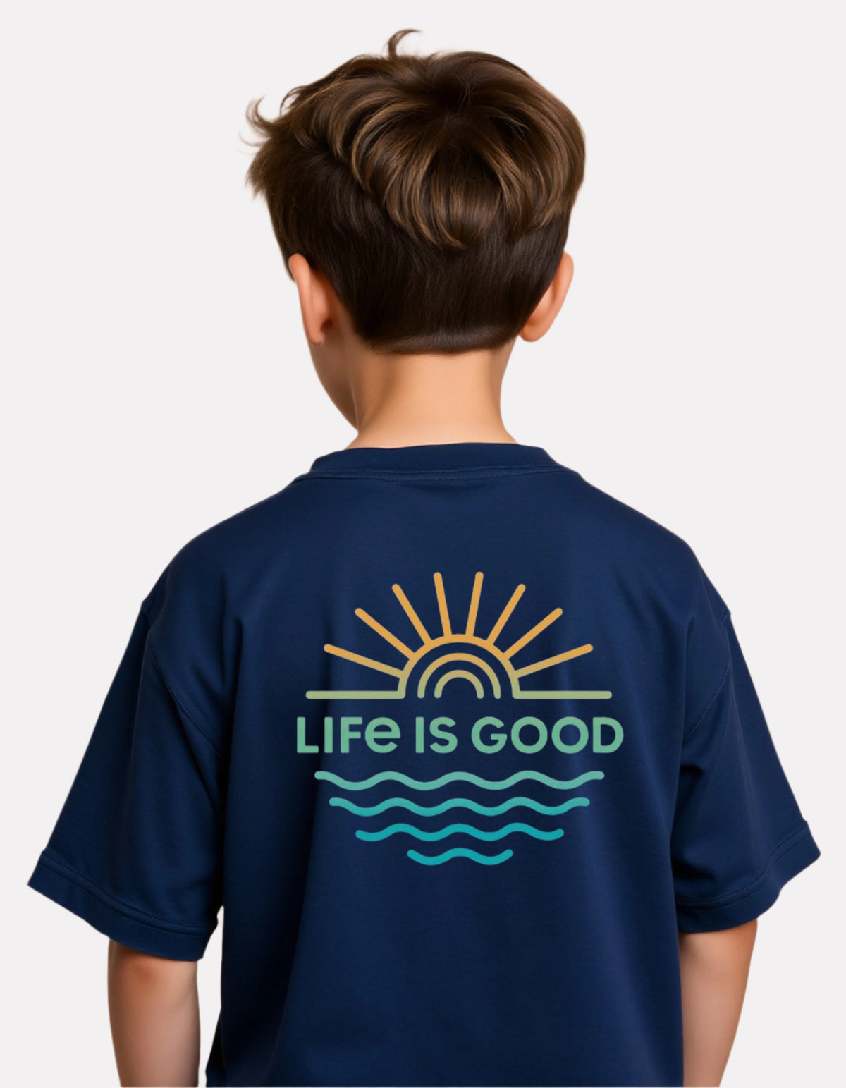 Boys Printed Oversized Cotton T-Shirt