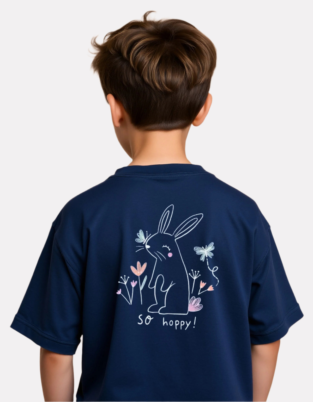 Boys Printed Oversized Cotton T-Shirt