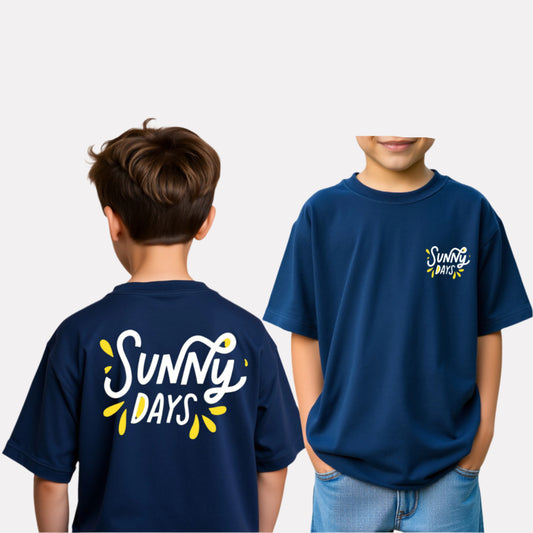 Boys Printed Oversized Cotton T-Shirt