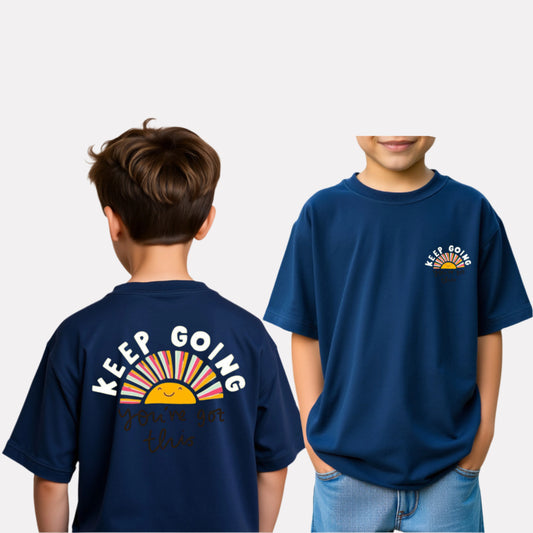 Boys Printed Oversized Cotton T-Shirt