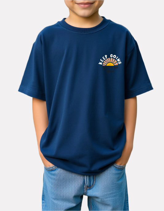 Boys Printed Oversized Cotton T-Shirt