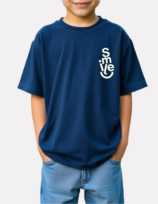 Boys Printed Oversized Cotton T-Shirt